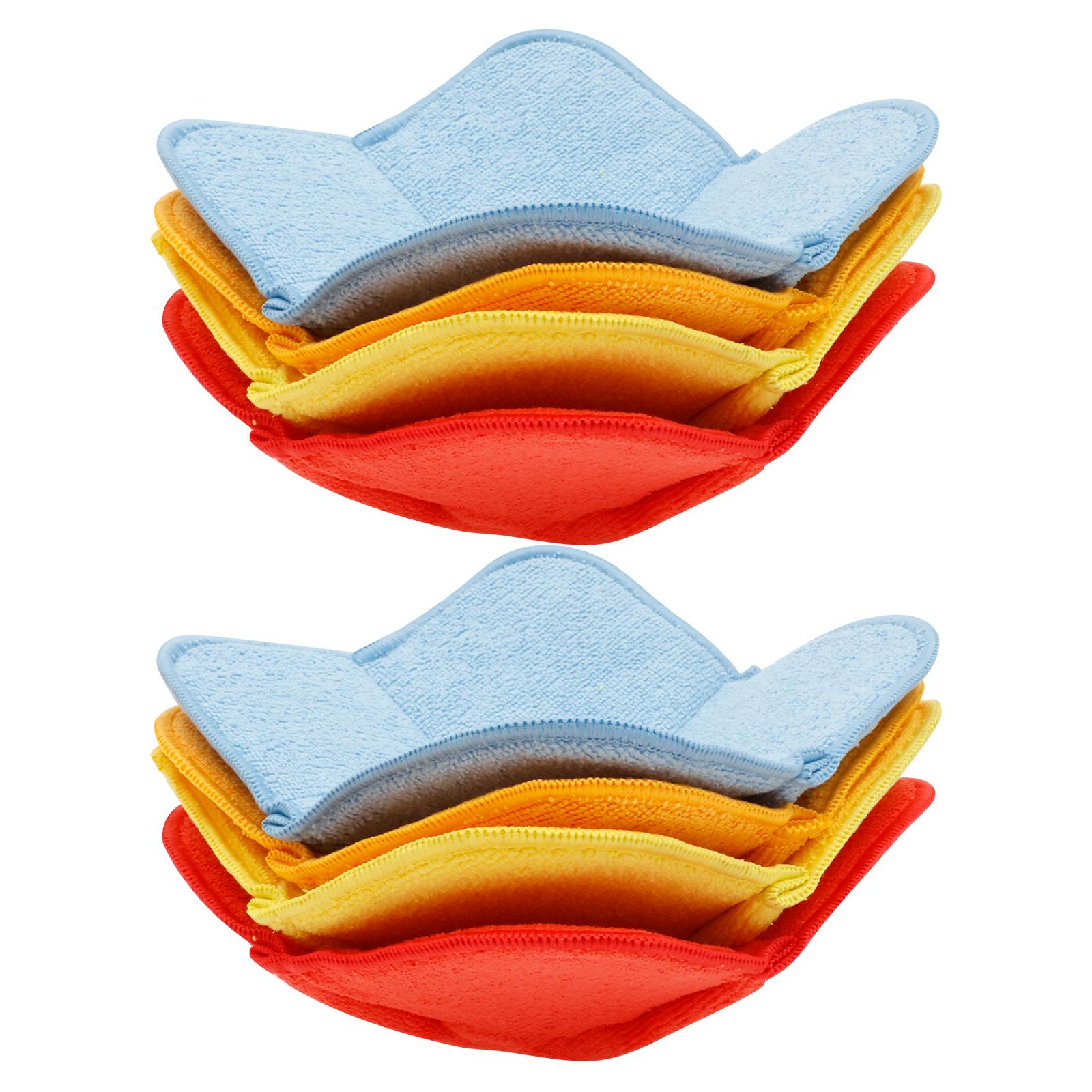 

8Pcs Hot Bowl Towel Mat Polyester Heat Resistant Bowl Snuggies Hot Cold Dish Heat Proof Plate Holder for Microwave Bowl Cozy Pad 20x20x0.4 cm