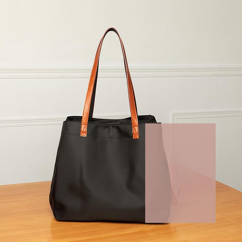 

Большая женская сумка, повседневная, из нейлона, ткань Оксфорд, большая вместительная сумка-тоут с одним плечом, сумка Tide Canvas