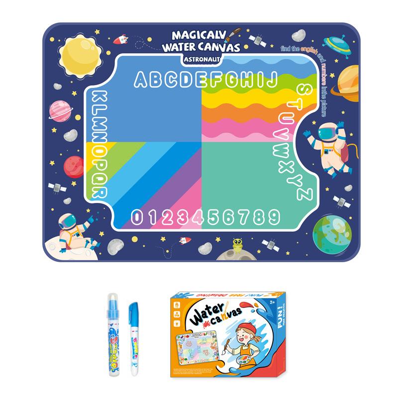 Волшебный Водный Холст Детское Водное Рисование Одеяло Раннее Обучение Большого Размера Животное Динозавр Цифры Волшебный Цвет DIY Игрушка