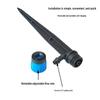 Garden Irrigation Sprinkler: 13.5cm Ground Plug 360° Spring Micro Sprayer