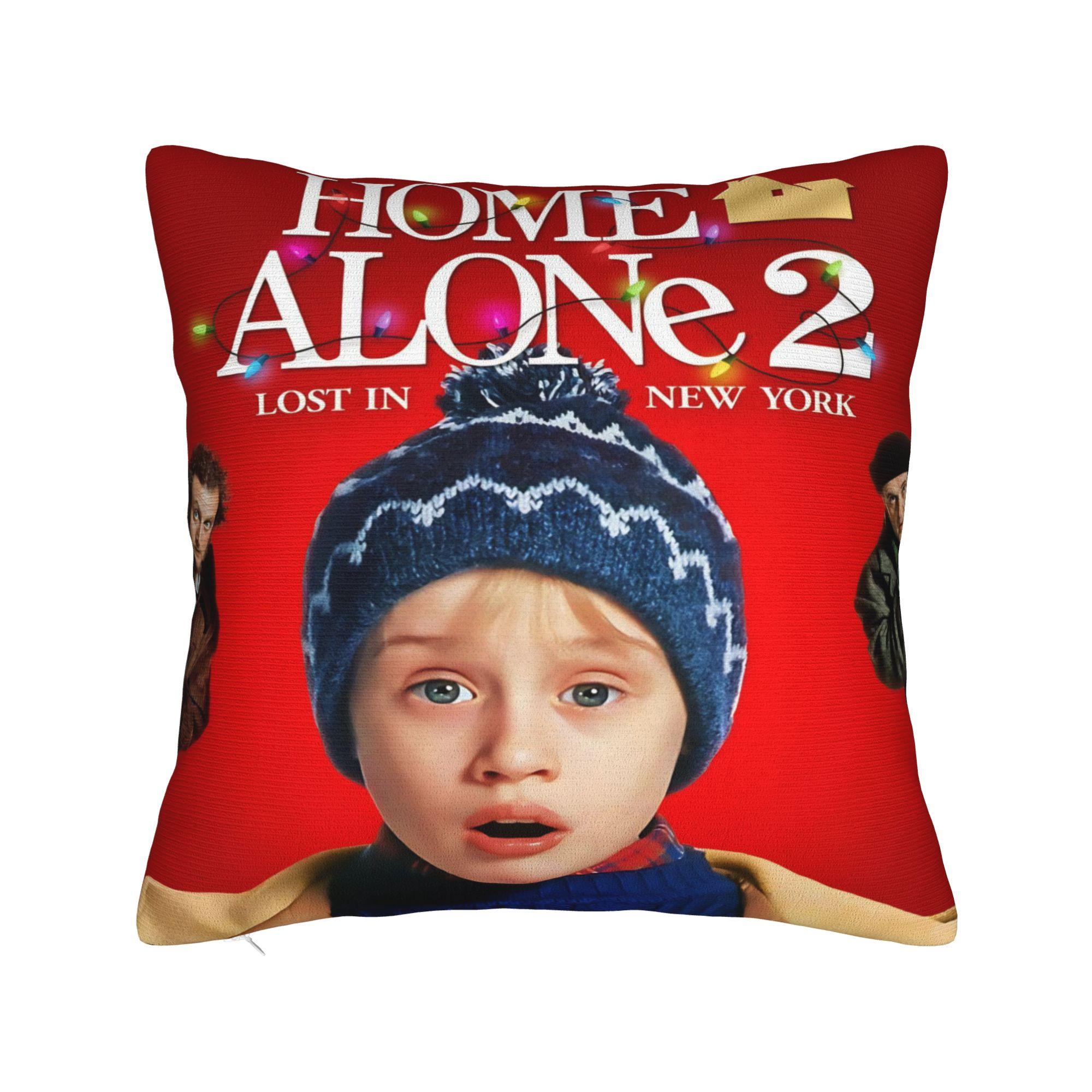 

Home Alone Film Pillowcases Merchandise Soft Cushion Cover Throw Pillow Cover Home Decorations Square Multi-Size 12x12in 30X30cm