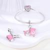 Charms Copper Pink Game Console Controller Pendants Fit Charms Plata Original Bracelet Beads Women Jewellery Making Diy