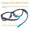 Children's Ultra-Light Silicone Myopia Glasses Frame 9017ET - TR Material, Small Frame for Boys and Girls