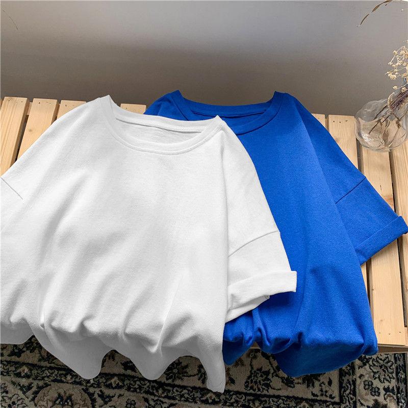 Hirsionsan Basic T Shirt Women 100% Cotton Short Sleeve Men's Tshirts Female Soft Jumper Female Summer Cusual 1+1 O NeckTees