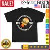 Hamburger Day Funny Fast Food Flight Vintage T Shirt Men Women Fashion NEW 2023
