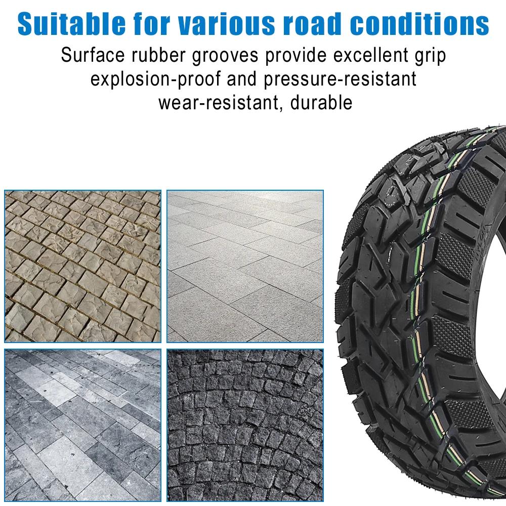 11-дюймова 100/55-6.5 Потовщена Вакуумна Зовнішня Шина для Електросамоката Kaabo Wolf King GTR Dualtron Ultra2 THUNDER II Безкамерні Шини