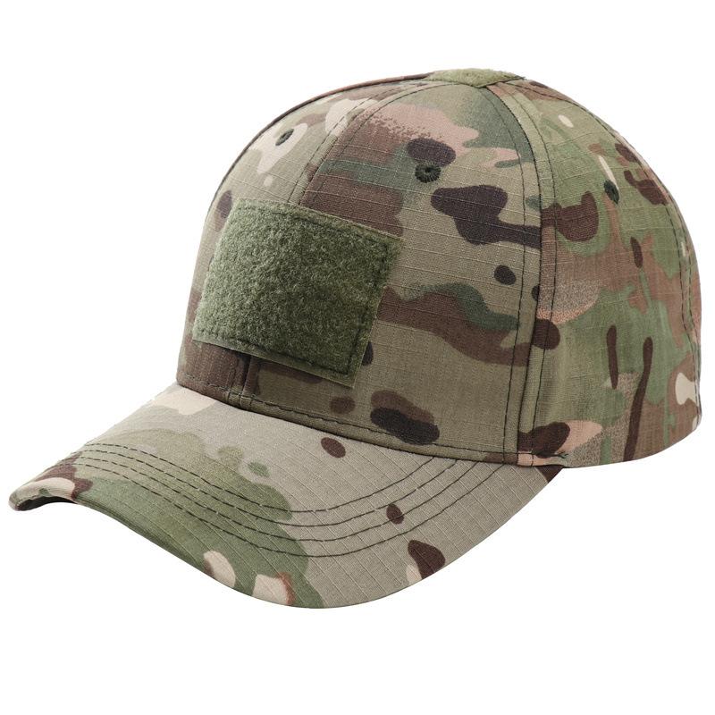 New Camouflage Baseball Cap Military Fan Camouflage Hat Summer Visor Special Forces Tactical Hat Strap Velcro