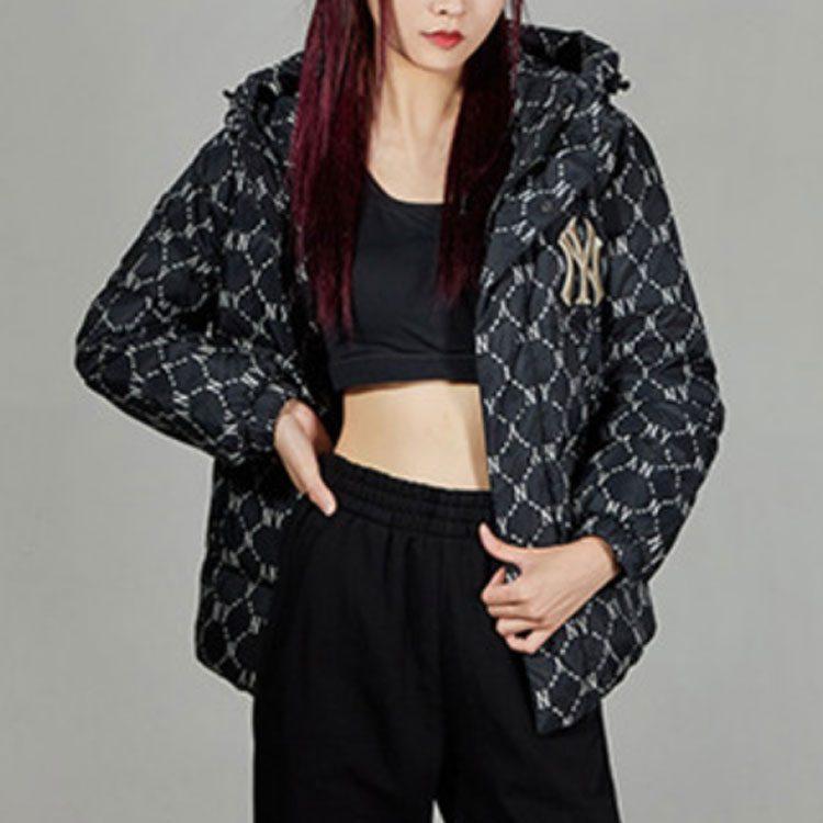 MLB Down Jacket Short Unisex Black 3ADJM0316-50BKS