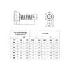 50/100pcs M2 M3 Cylinder Head Hex Socket Screws 304 Stainlesss Steel Fullys Threaded Self-Tapping Screws Suitable for Furniture, Machinery