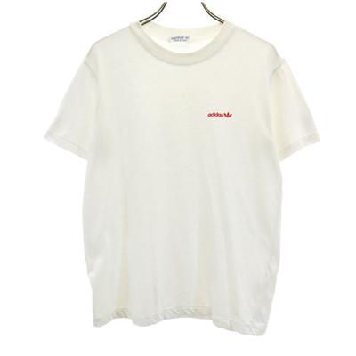 Adidas 70s 80s Vintage Trefoil Logo Short Sleeve T-shirt S Descente Men's Used