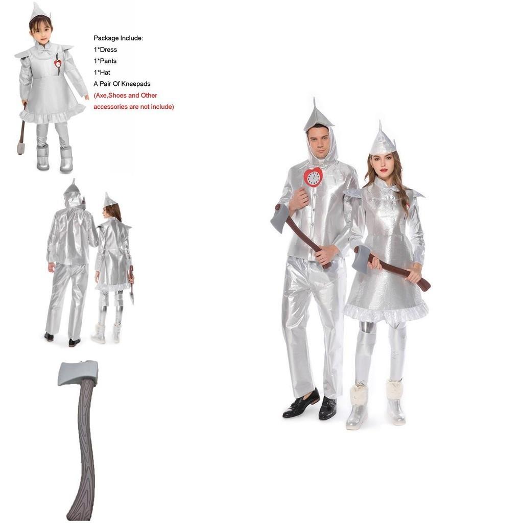 Entzückendes Der Zauberer von Oz Blechmann Kostüm für Jungen und Mädchen aller Größen