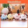 Plush Tofu Stinky Key Chain Bag Pendant Animal Doll Decoration Toy Gift Kids