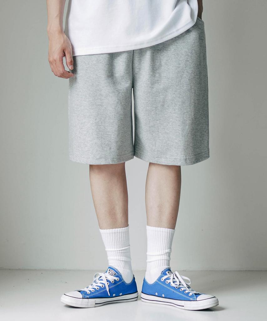 JEMUT [2Pack] Word Light Short Sweatpants 6-Piece 2Pack Kjsp2429 (A Type)