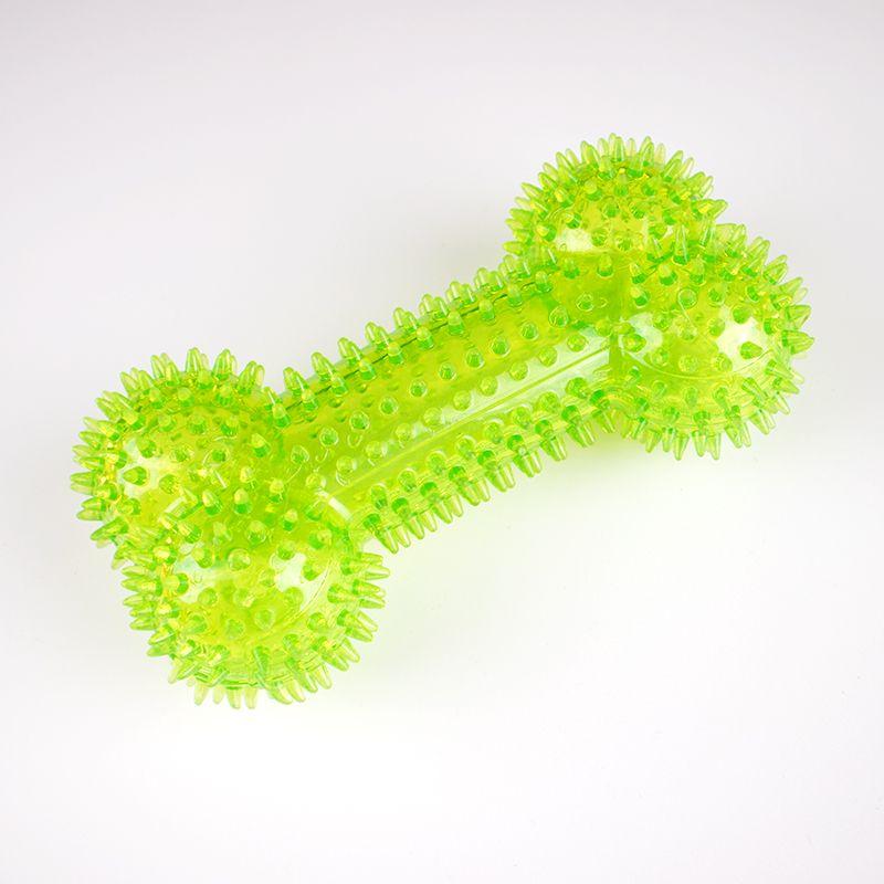 

Pet Supplies Dog Gnawing Sound Bone Toy Spike Molar Large Dog Golden Retriever Labrador Toy Spike Bone Green(Gnawing sound)