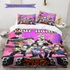 Name Custom My Hero Academia Pattern Bedding Set Quilt Cover Pillowcase Home Decor Gift (1 * Duvet Cover + 2 * Pillowcase, Without Core)