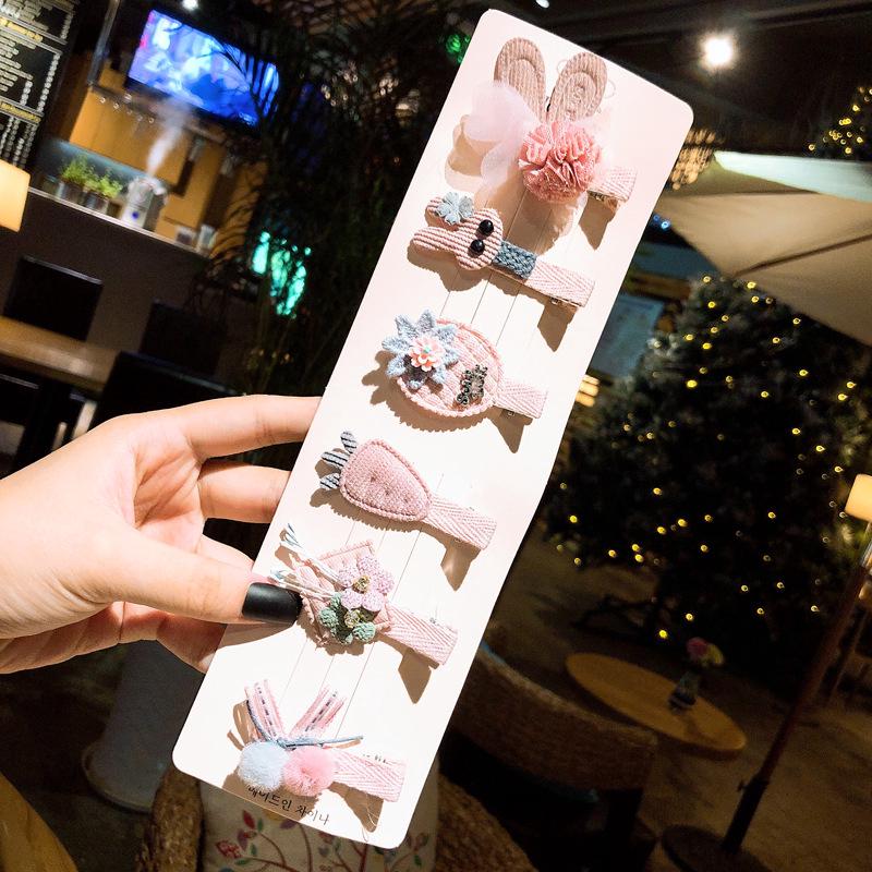 3Pcs/set Knot Rabbit Lovely Beautiful Sweet Headwear Kids Headband Girls Floral Bow Hairband