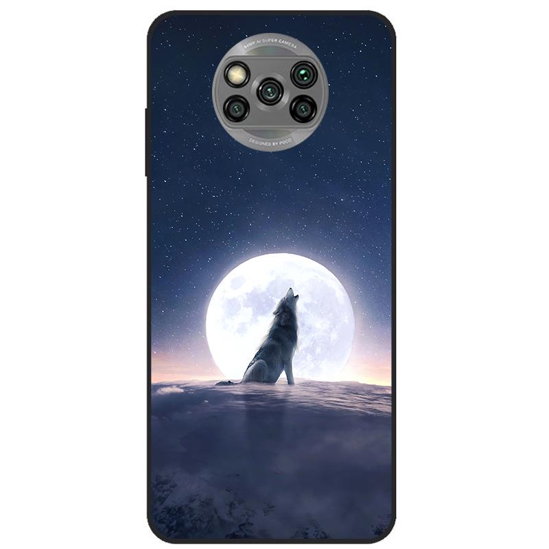 For Xiaomi Poco X3 Pro Case Silicone Soft Cat Phone Cover for Poco X3 NFC Case TPU Black Funda for Poco X 3 NFC PocoX3 Pro