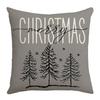 Christmas Decor Pillowcase 35/40/45Cm Holiday Farmhouse Home Decorative Cushion Cover Cute Dwarfs Reindeer 3D Print Pillow Cover