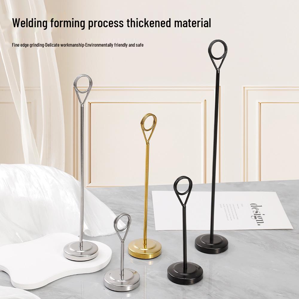 Suport suport pentru carduri de loc pentru nuntă și banchet din oțel inoxidabil