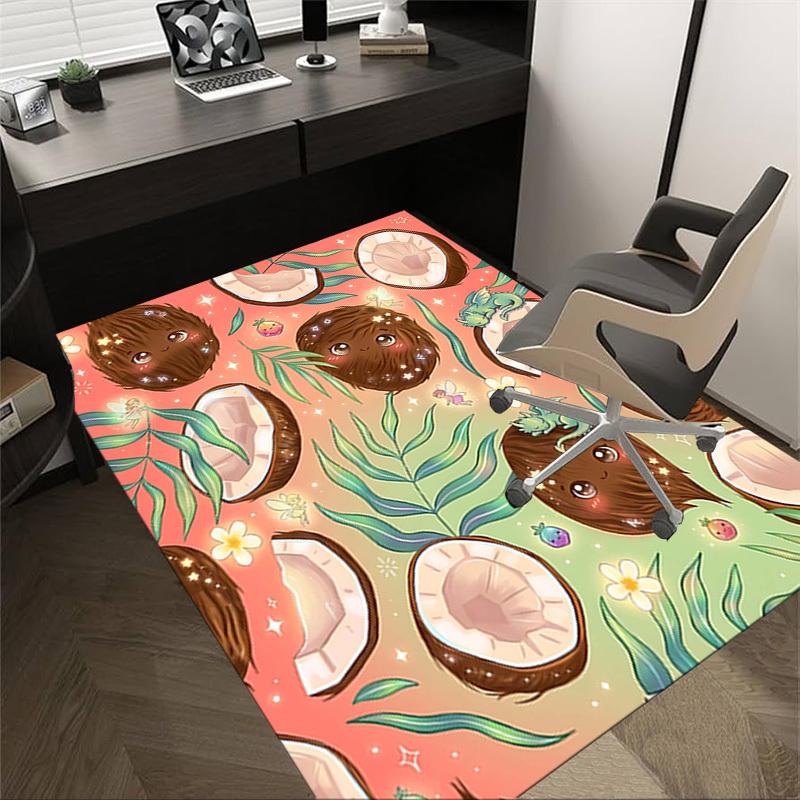 

1PC coconut Non-Slip Floor Carpet Compatible for Office&Living Room&Bedroom&Dining room - Soft & Pattern-G0322 60cm by 90cm