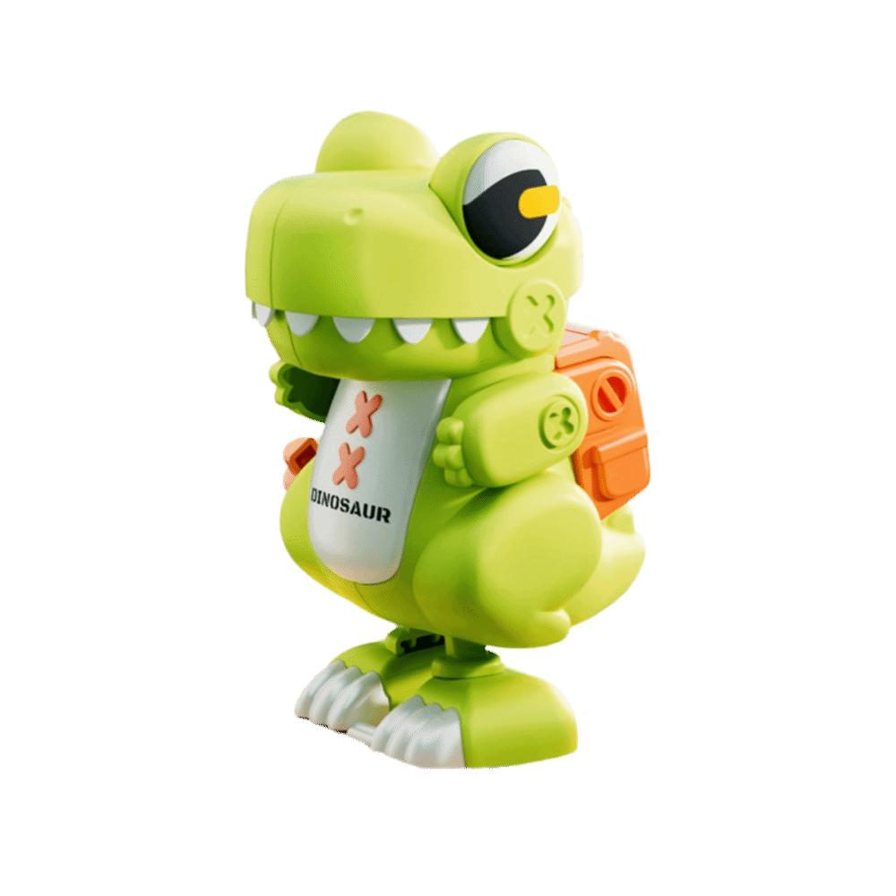 Walking Toy Wind-Up Toy Clockwork Mechanism Dinosaur Keychain New Design Puzzle Toys  Gift Item зелёный