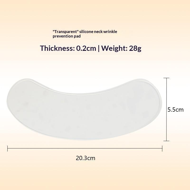 Reusable Silicone Neck Care Pads Anti Wrinkles Non-irritating Side Sleeping Patches for Night Skincare
