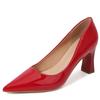 Womens Fashion Pointed Toe Office Party Work Dress Pumps Big Size 34 43 White Black Red Gold High Heels