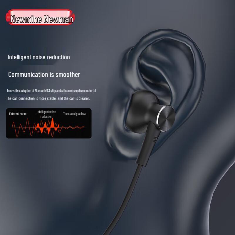 Newmine H58S Bluetooth Neckband Sport Earphones