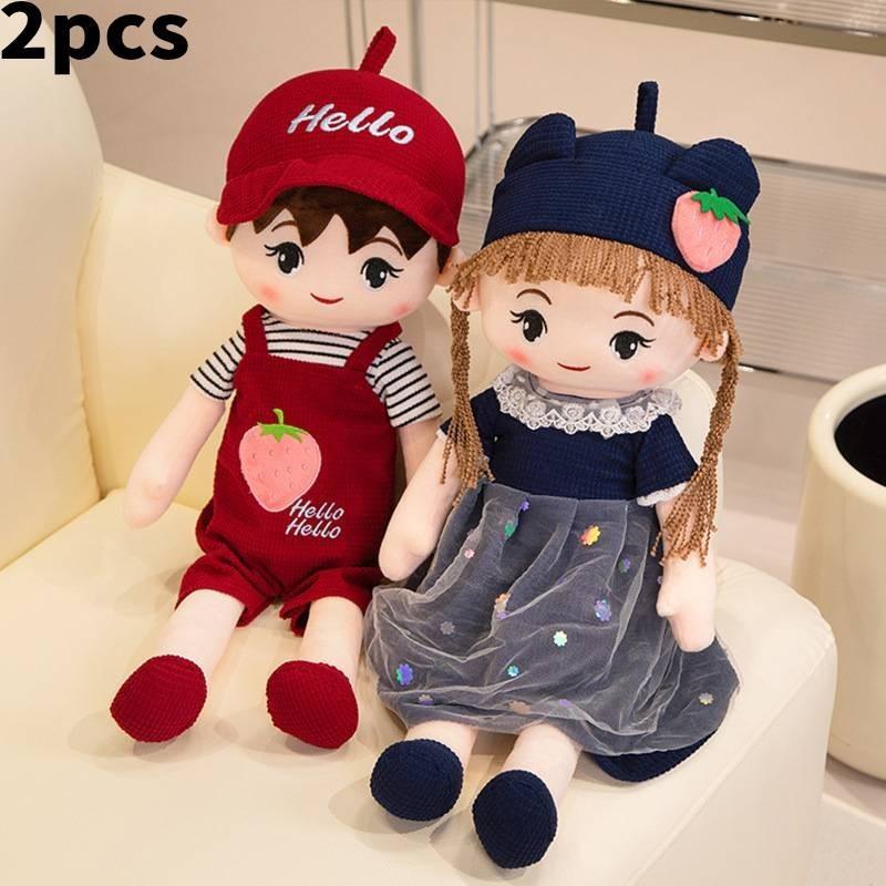 Adorable Plush Couple Dolls Soft And Cuddly For Wedding Birthday Gifts