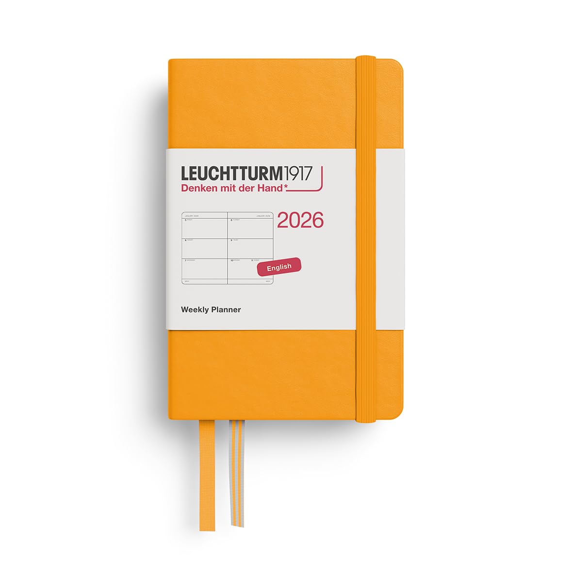 

Leuchtturm 2026 Январь Восходящий Официально Импортированный Планировщик, Start, A7, Недельный, Горизонтальный, Воскресенье, 372732,
