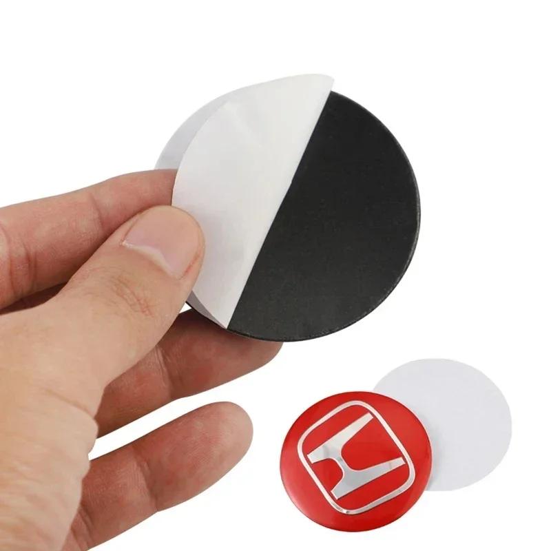 For Honda AccoCar Styling Wheel Center Stickers Auto Hub Cap Emblem Badge For Honda Civic Fit Jazz Accord Pilot CRV Odyssey Passport City Shu