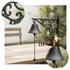 Cast Iron Entry Chime Vintage with Bracket Rustic WallMounted for