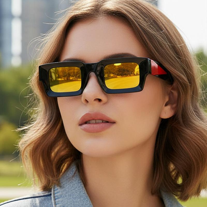 Women's sunglasses men's retro square sunglasses