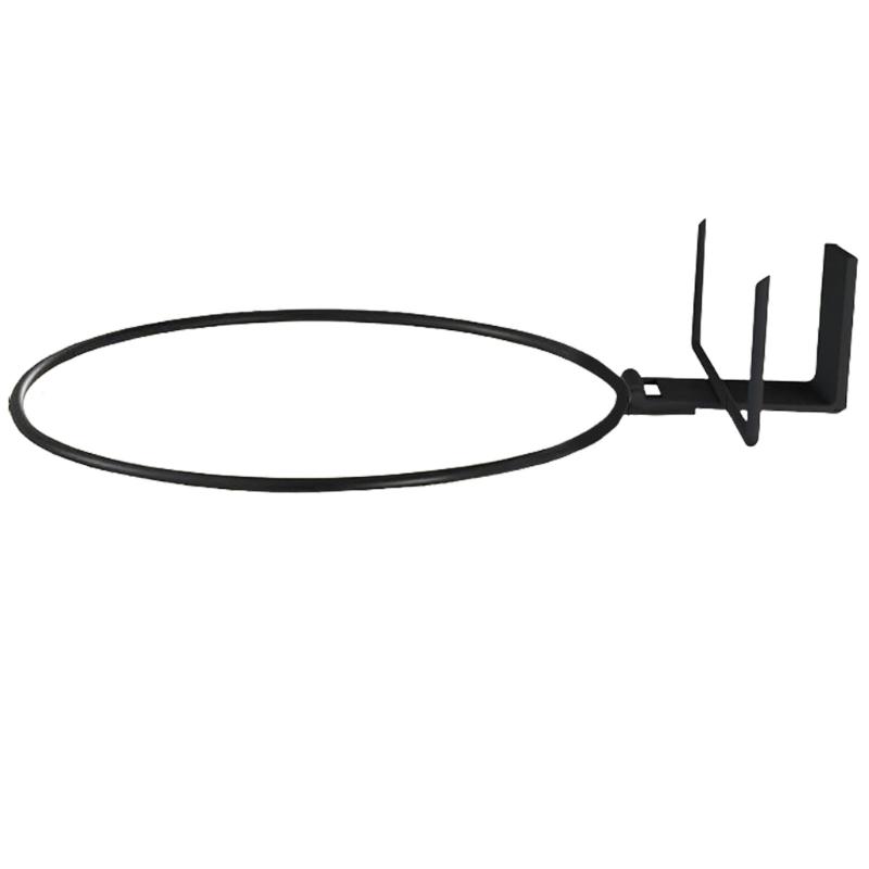 Heavy Duty Squirrels Feeder Bracket Wall Mounted Rings Design Easy Installation Backyard Decoration Feeder Bracket