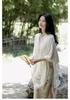 Artistic Tassel Knit Qipao Cardigan Cloak: Versatile Solid Color Shawl Women’s Coat