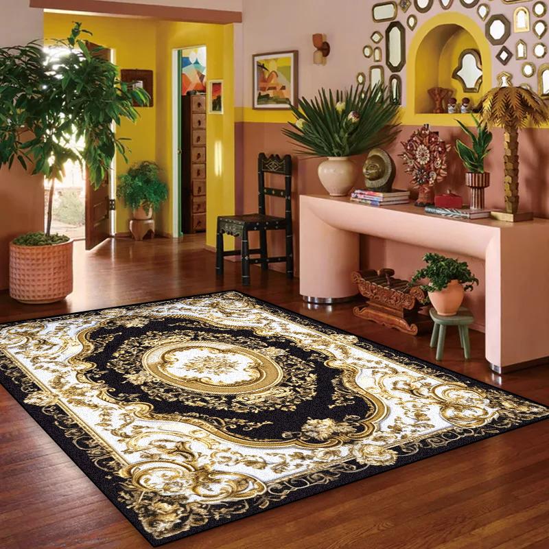 Vintage Persian Luxury Carpet Bohemian Ethnic Style Living Room Sofas Home Decorations Rugs Bedroom Bedside Custom Non-Slip Mat