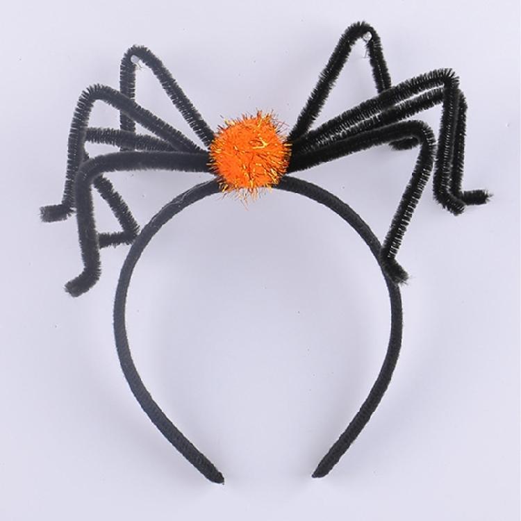 Halloween Parties Essential Headbands Comfortable Festival Halloween Headgears with Spders for Parties Fun