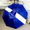 Fc Everton Crest Design Automatic Folding Umbrella - 8-Rib Travel Umbrella with Auto Open/Close & Portable Gifts for Holidays or Birthdays