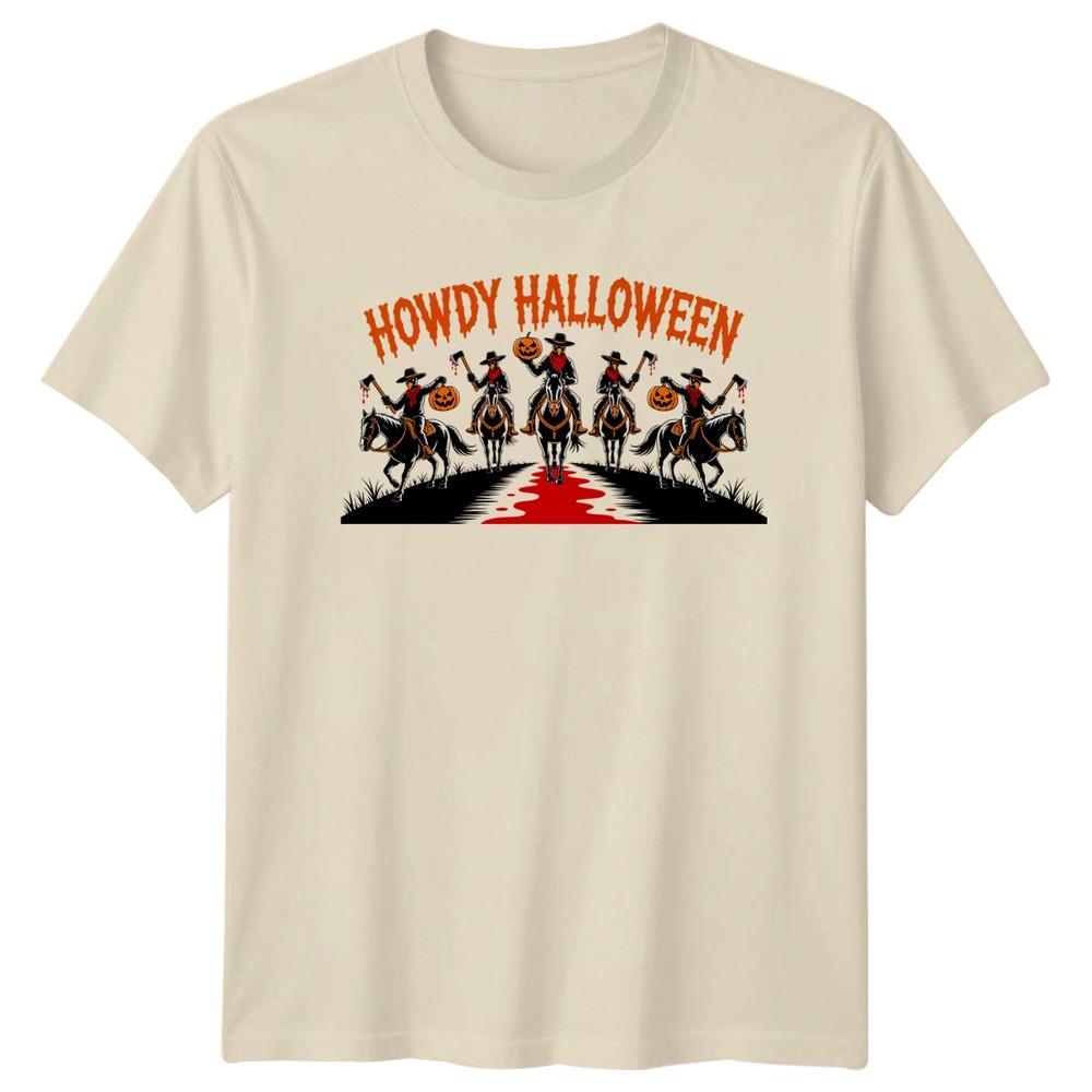 Howdy Halloween Riders Halloween Holidays Unisexs TShirt Unisexs Graphic Tee