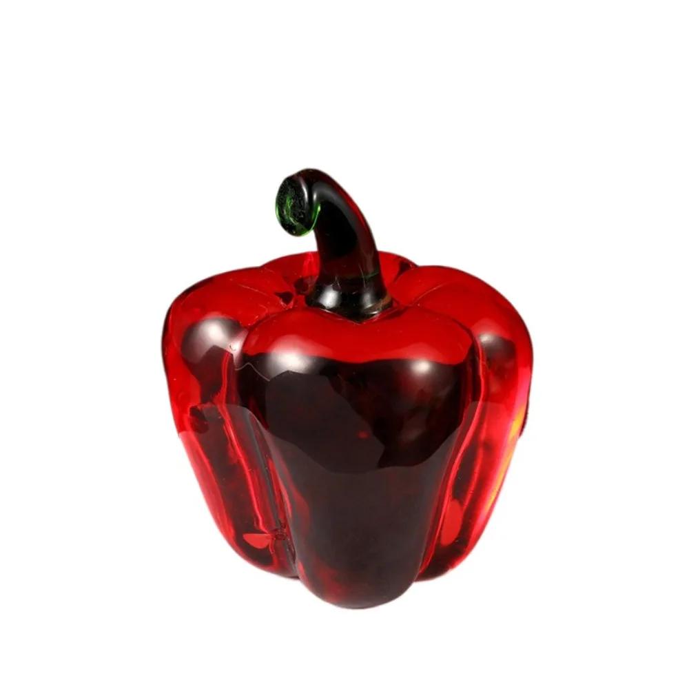 Simulation Fruits Crystal Fruit Ornaments Mini Artificial Strawberry Pineapple Fruit Statue Food Model Interesting
