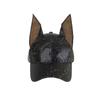 Fashion Solid Dog Ears Baseball Cap Adjustable Punk Style Leather Baseball Cap Y2K Sunshade Sunshade Hat Man