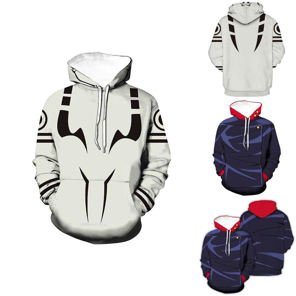 Stylish Jujutsu Kaisen Hoodies For Men Featuring Vibrant 3d Printed Design