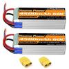 Youme 6S Lipo Battery, 22.2V 4500mAh Lipo Battery 60C with EC5 and XT90 Plugs, X-Class Drone Racing 70MM 8MM 90MM EDF RC Quadcopter Airplane Helicopte