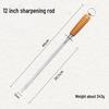 High-Carbon Steel Sharpening Rod