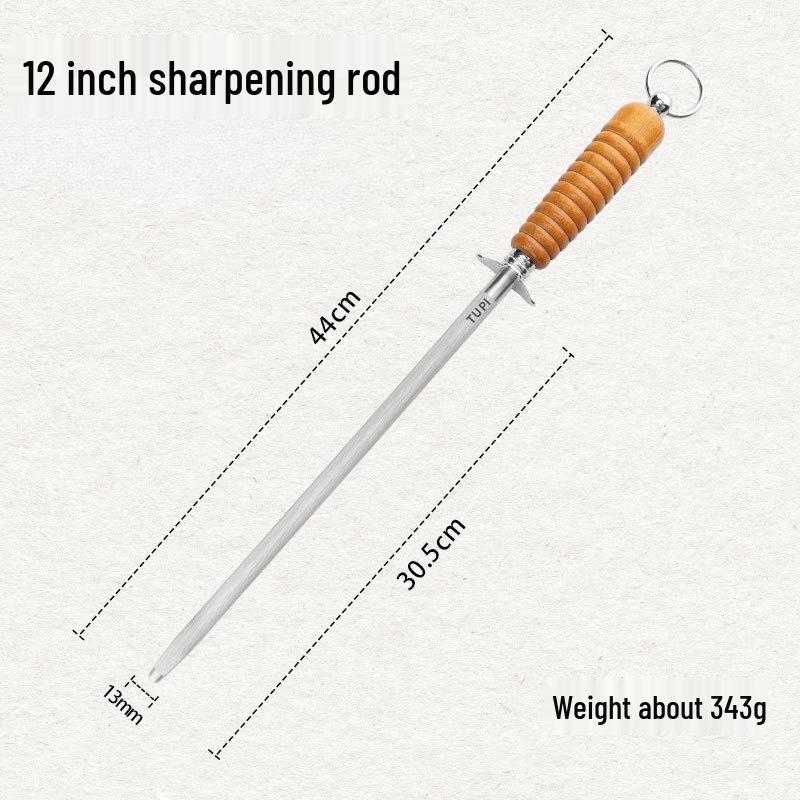 

High-Carbon Steel Sharpening Rod