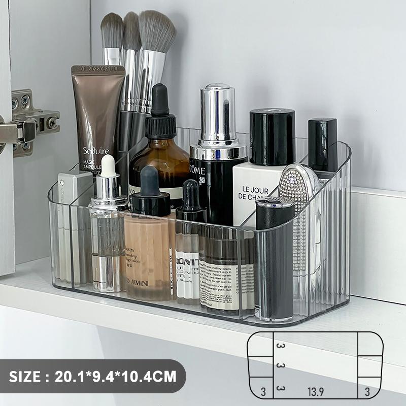 Makeup Storage Box For Bathroom Mirror Cabinet Acrylic Toilet Washstand Cosmetics Rack Skin Care Products Mask Organizer