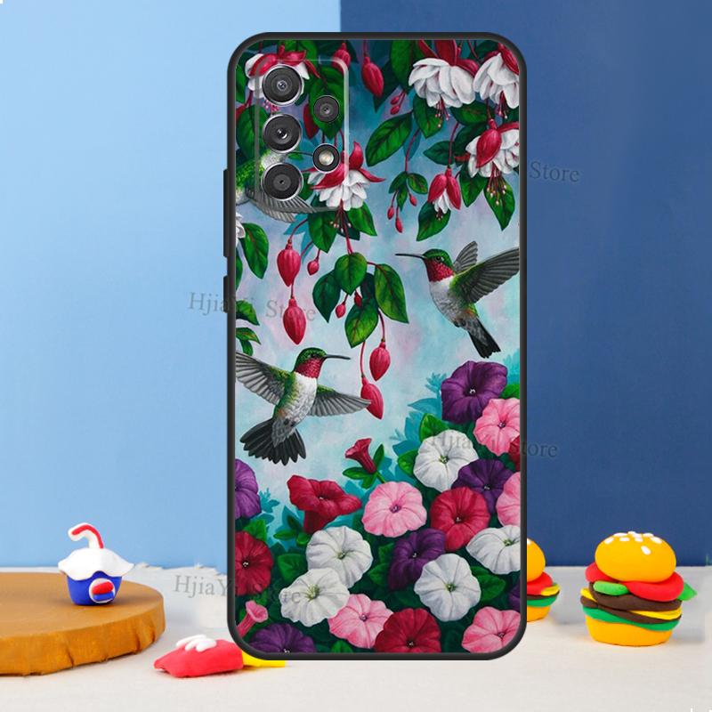 Hummingbird Case For Samsung A54 A34 A14 A13 A23 A33 A53 A73 A51 A71 A72 A12 A22 A32 A42 A52 Back Cover