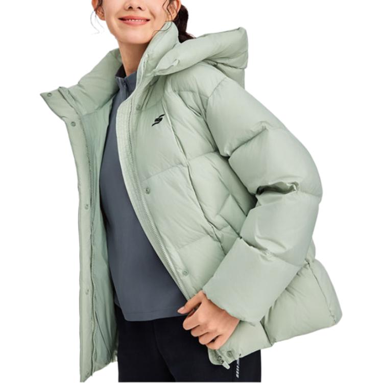 Skechers Windproof Waterproof Oil Resistant Warm Durable Casual Commuter Comfortable Versatile Simple Solid Color Short Duck Down Jacket P425W134-05CQ