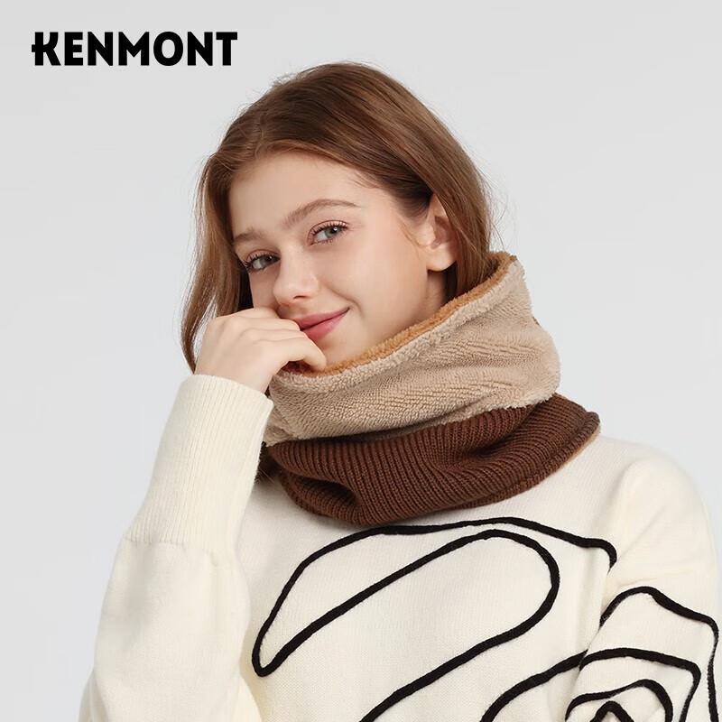 Флисовая вязаная бафф-маска Kenmont для улицы S