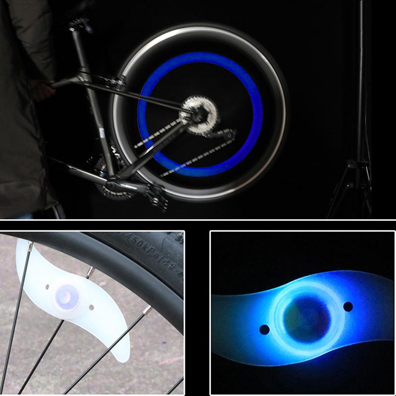 Bike Wheel Spoke Light Waterproof Balance Bicycle Led Tyre Tire Flash Lights Colorful Warning Lamp Bike Accessories